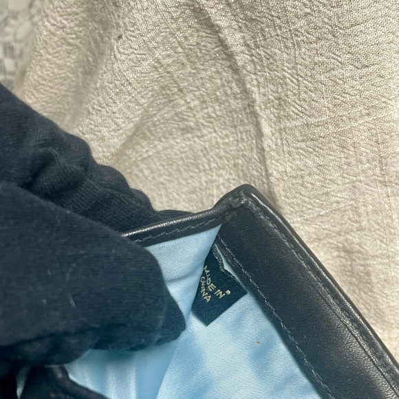 Coach Y2k Black & Gray Signature Turnlock Wallet 3.5 in H x 5 in L - Picture 7 of 10